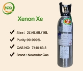 Xenon Gas Colorless CAS 7440-63-3 Inert Gases Xenon Greenhouse Gas With 99.999% Purity